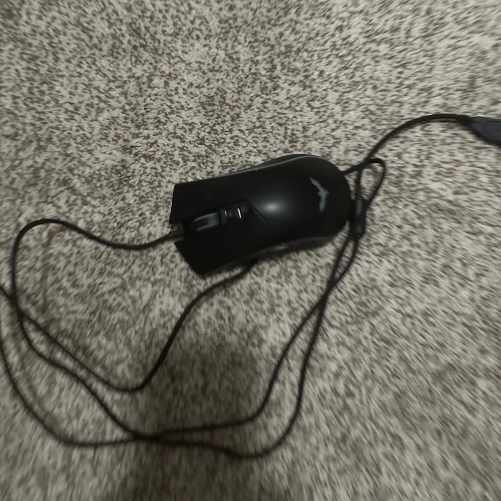 Black Wired Gaming Keyboard and Mouse by [Brand]